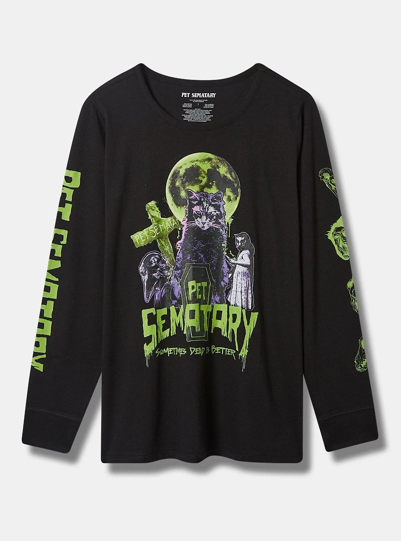 Pet Sematary Classic Fit Cotton Long Sleeve Tee