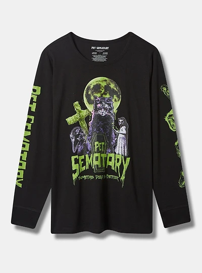 Pet Sematary Classic Fit Cotton Long Sleeve Tee
