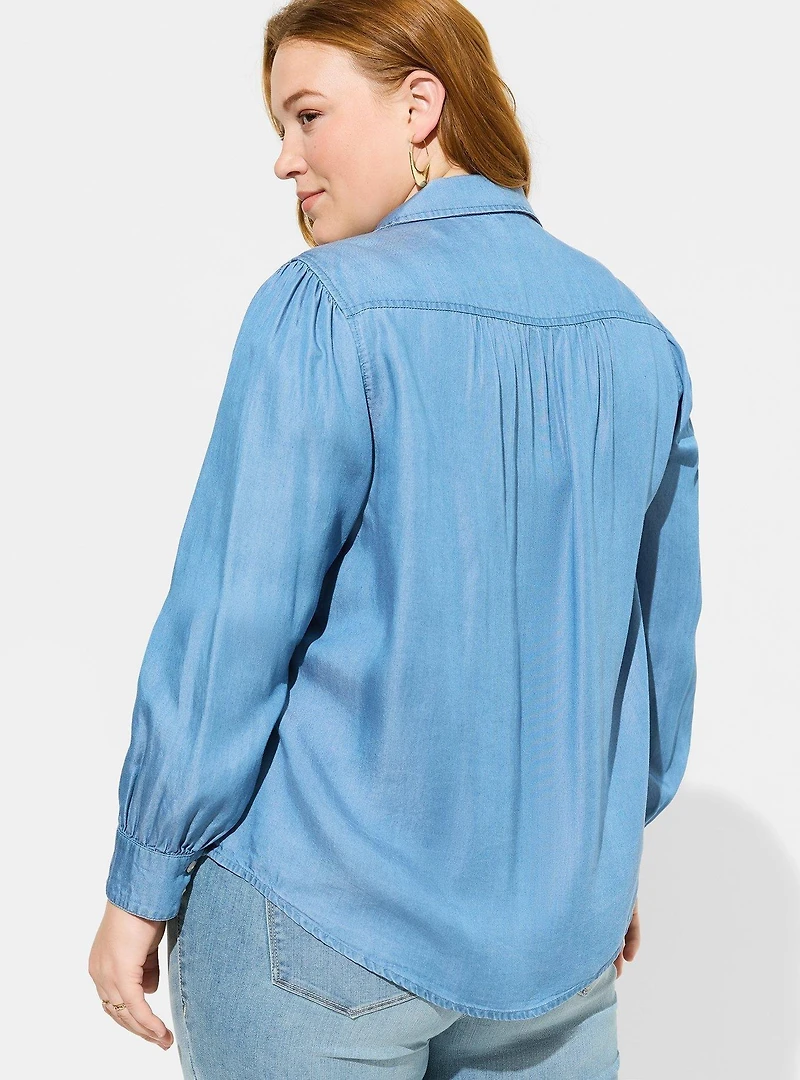 Chambray Button Up Shirt