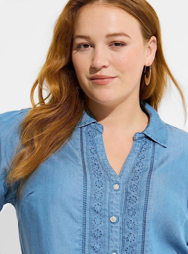 Chambray Button Up Shirt