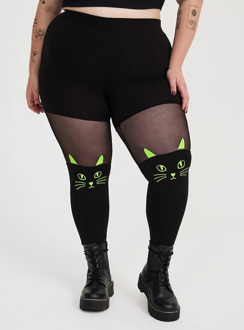 Full Length Neon Cat Legging
