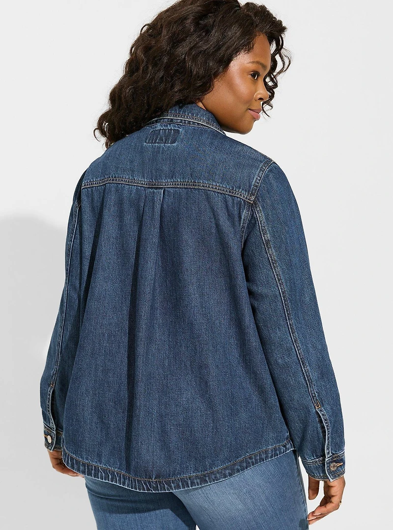 Denim Shacket