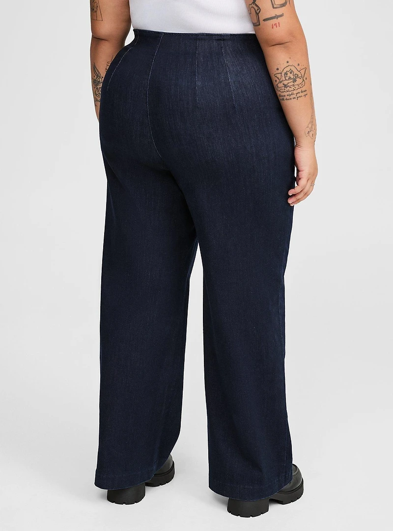 Wide Leg Super Soft High-Rise Trouser Jean