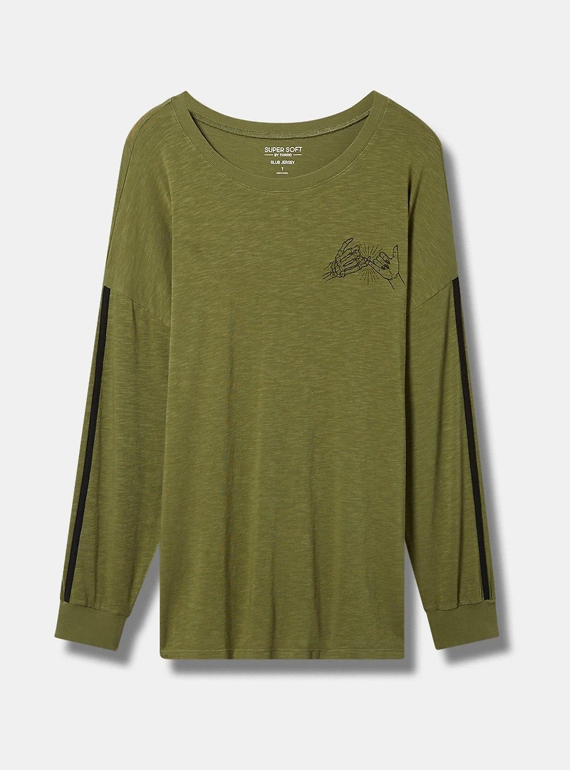 Promise Relaxed Fit Super Soft Slub Long Sleeve åTee