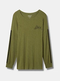 Promise Relaxed Fit Super Soft Slub Long Sleeve åTee