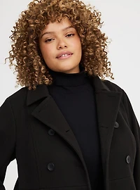 Softest Coat Double Breasted Peacoat