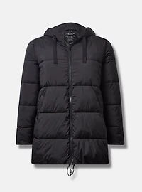 Longline Hooded Puffer