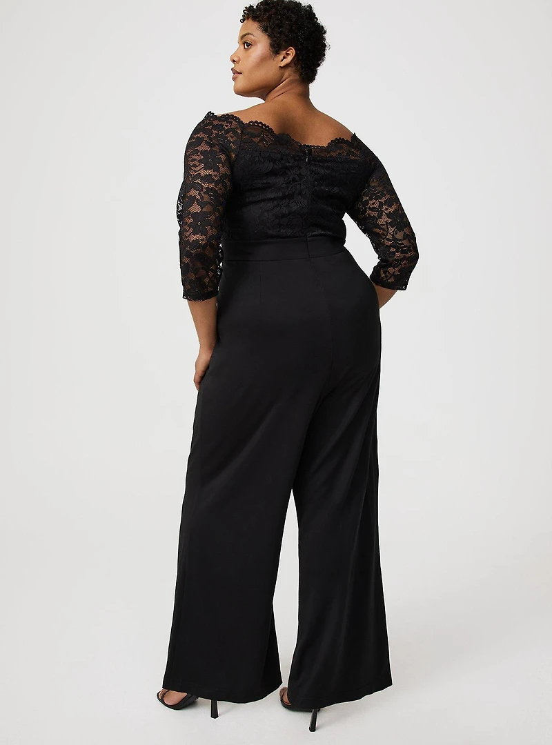 Off-Shoulder Jumpsuit