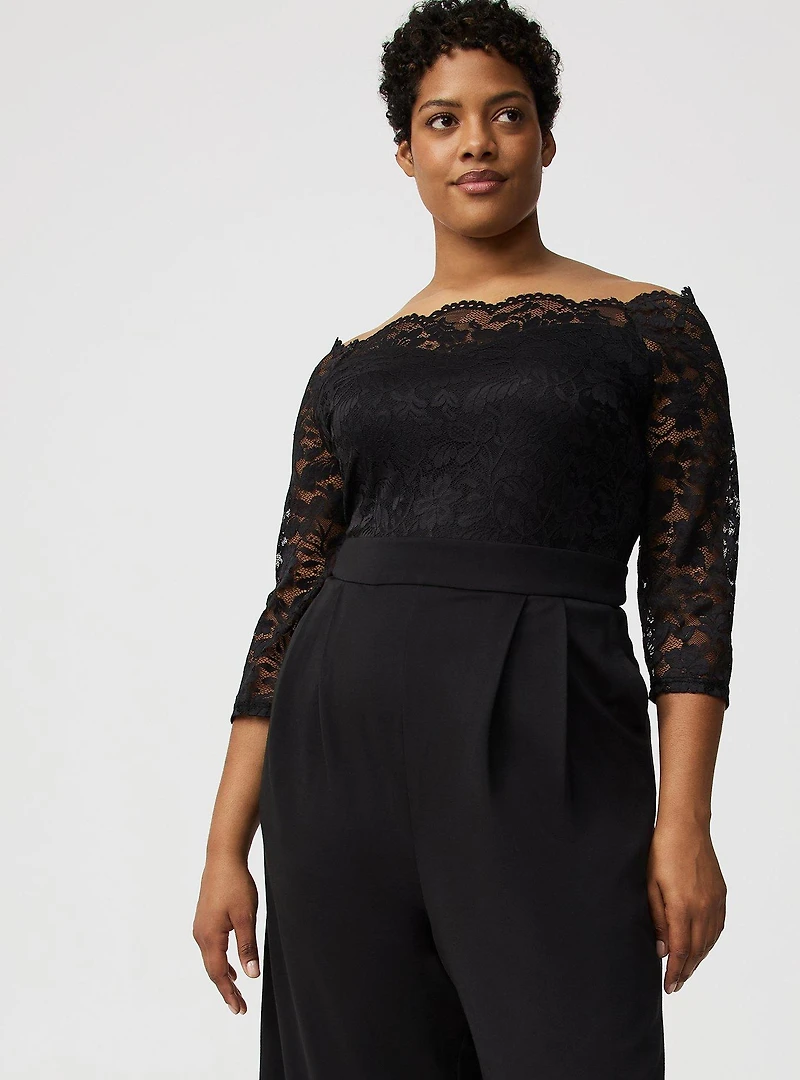 Off-Shoulder Jumpsuit
