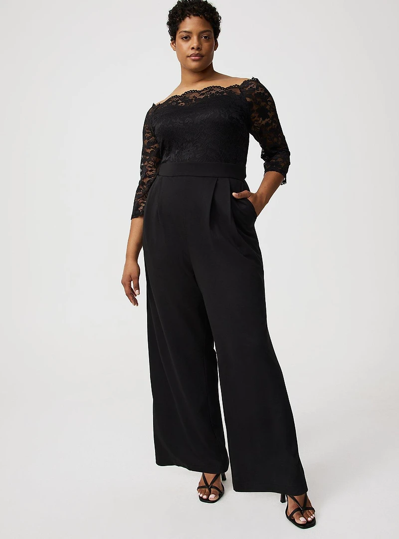 Off-Shoulder Jumpsuit