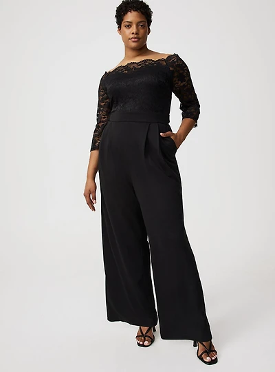 Off-Shoulder Jumpsuit