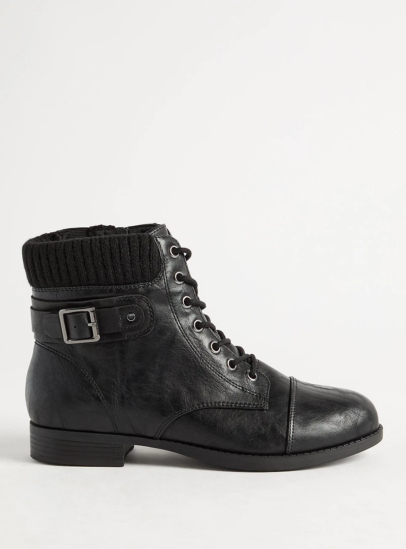 Laceup Sweater Bootie (WW)