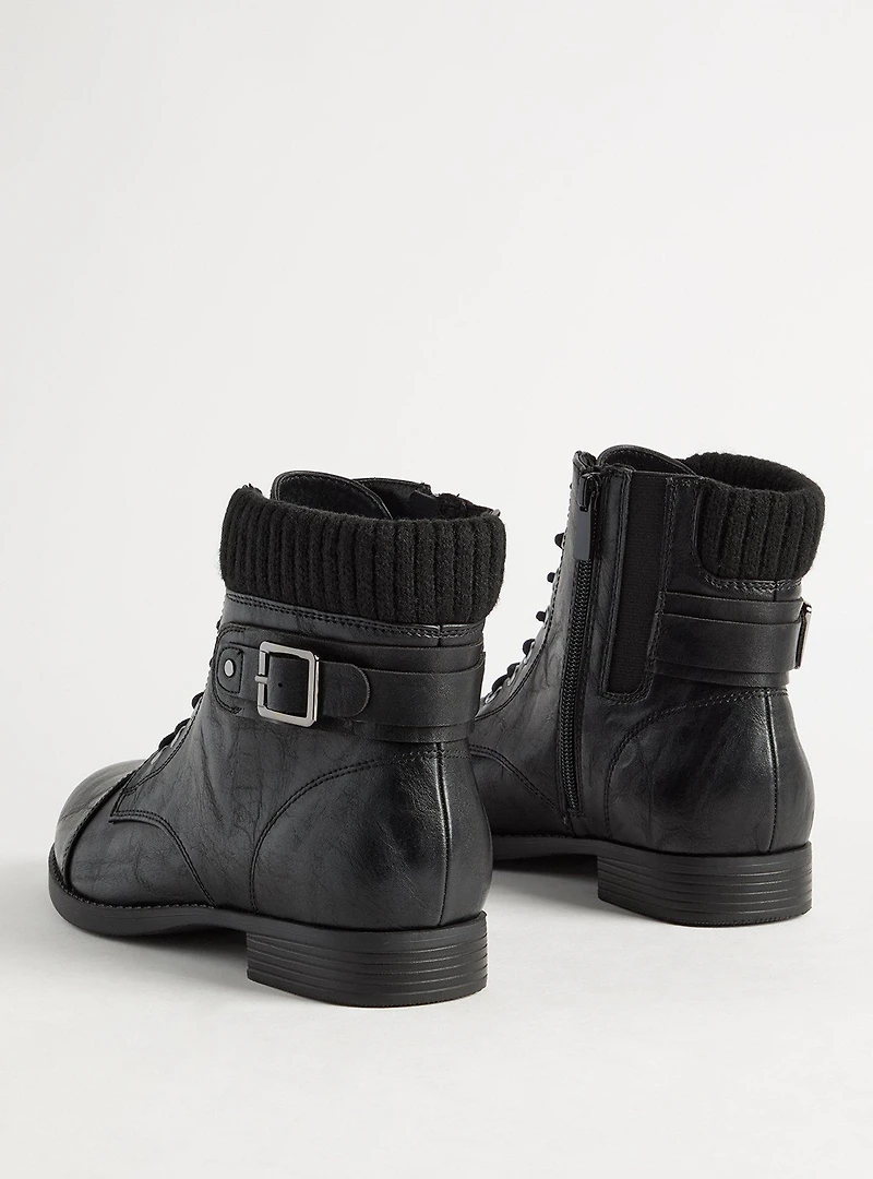 Laceup Sweater Bootie (WW)