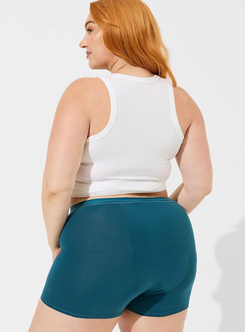 Leakproof Cotton High-Rise Shortie Panty