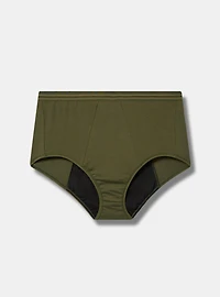 Leakproof Cotton Mid-Rise Brief Panty