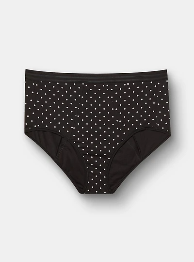 Leakproof Cotton Mid-Rise Brief Panty