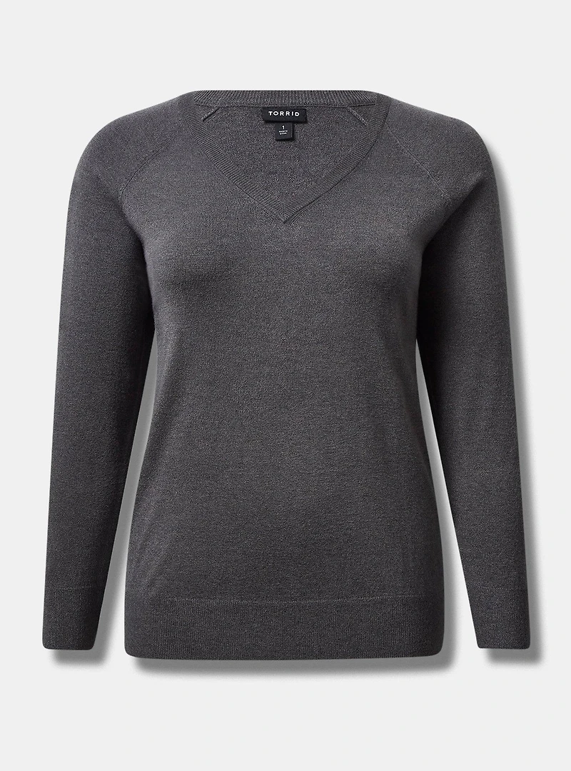Everyday Soft V-Neck Raglan Sleeve Sweater