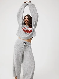 Super Soft Plush Wide-Leg Lounge Pant