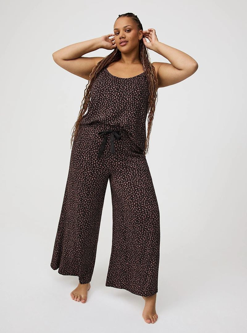 Super Soft Plush Wide-Leg Lounge Pant