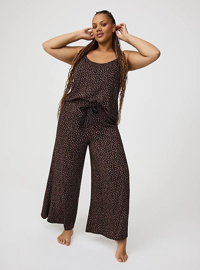 Super Soft Plush Wide-Leg Lounge Pant