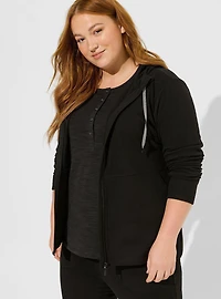 Happy Camper Micro Fleece Active Hoodie