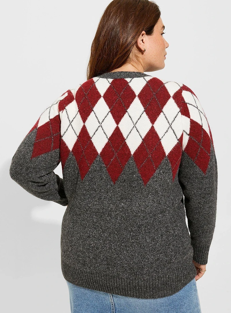 Vegan Cashmere Crew Neck Sweater