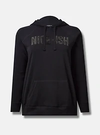 Sequin Nice-Ish Classic Fit Cozy Fleece Pullover Hoodie