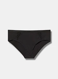 Microfiber Mid-Rise Cut-Out Hipster Panty