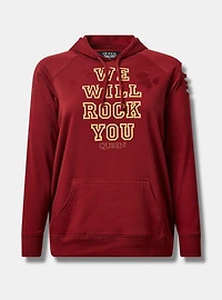 Queen Cozy Fleece Destructed Hoodie