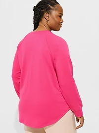 Cozy Fleece Henley Sweatshirt
