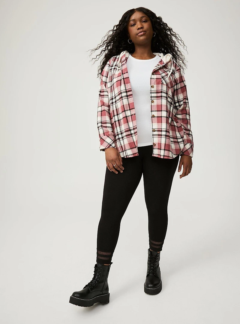 Long Sleeve Hooded Shirt