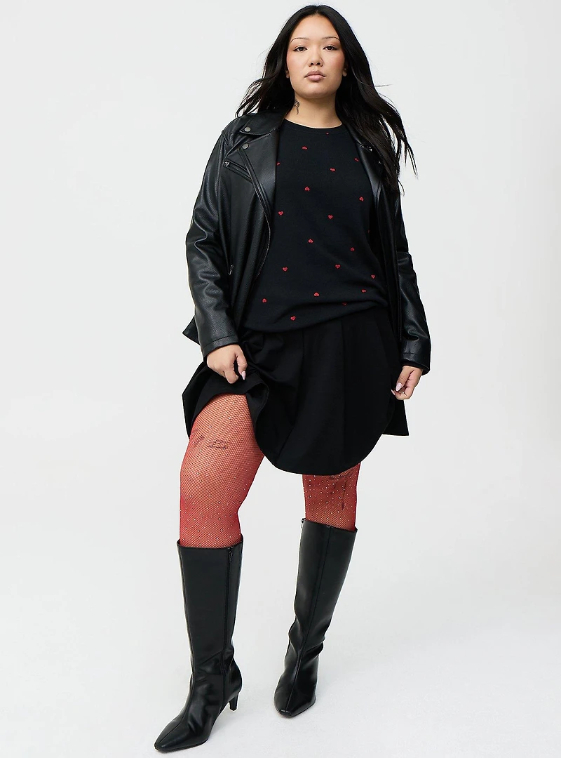 Rhinestone Fishnet Tight