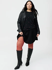 Rhinestone Fishnet Tight