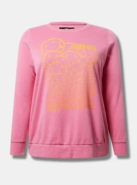 Nirvana Cozy Fleece Crew Sweatshirt