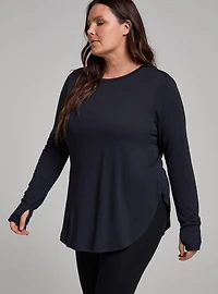 TRU Performance Cotton Long Sleeve Tunic Tee
