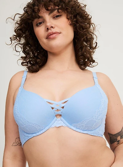 XO Plunge Push Up Bra