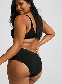 Comfort Elastic Cotton Mid Rise Cheeky Panty
