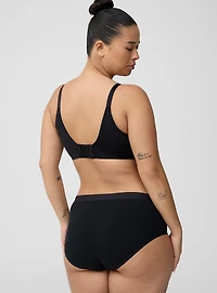 Comfort Elastic Cotton Mid Rise Hipster Panty