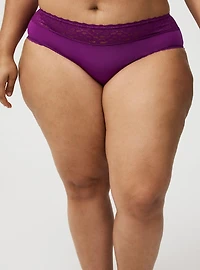 Second Skin Lace-Up Back Hipster Panty