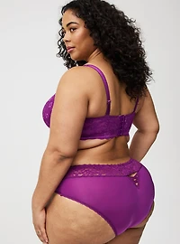 Second Skin Lace-Up Back Hipster Panty