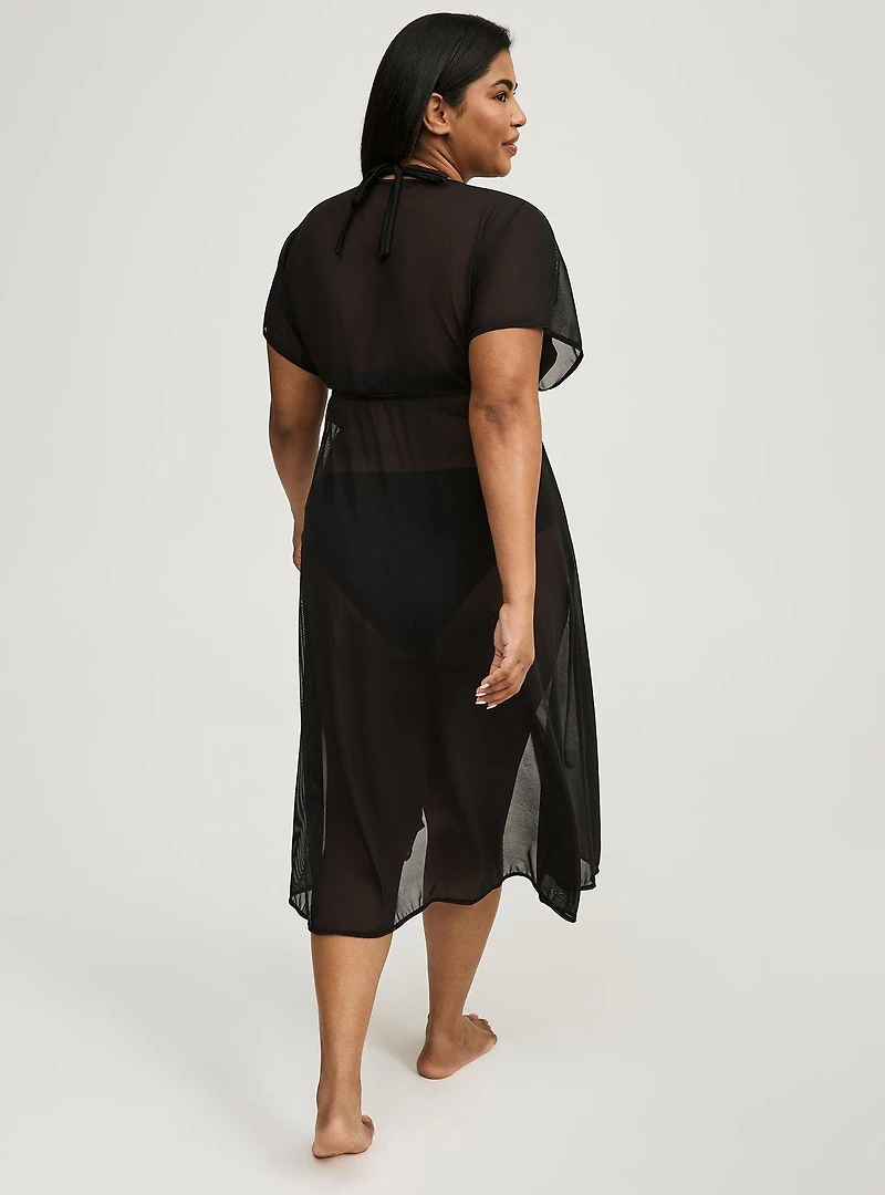Mesh O-Ring Swim Cover-Up