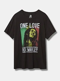 Bob Marley Relaxed Fit Cotton Crew Tunic Tee