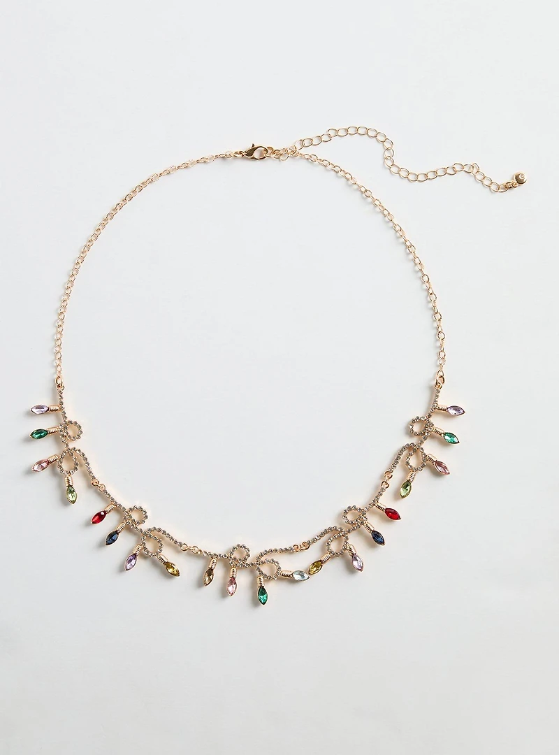 Holiday Lights Statement Necklace