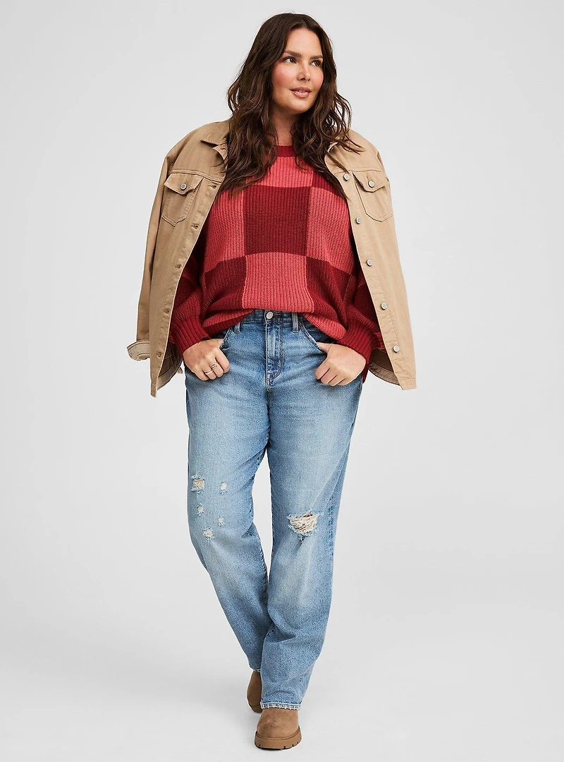 Pullover Drop Shoulder Sweater