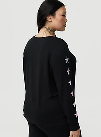 French Terry Pullover Lounge Sweatshirt