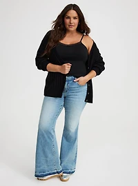 Lace Trim V-Neck Cami
