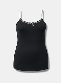 Lace Trim V-Neck Cami