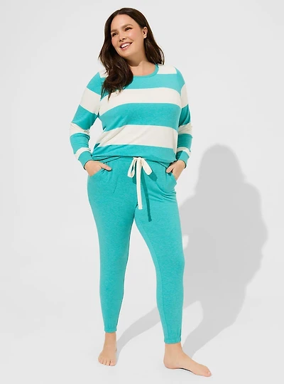 French Terry Crop Classic Lounge Jogger