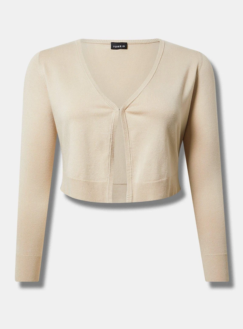 Fitted Long Sleeve Shrug Sweater