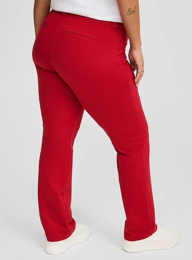 Trouser Straight Ponte Pant